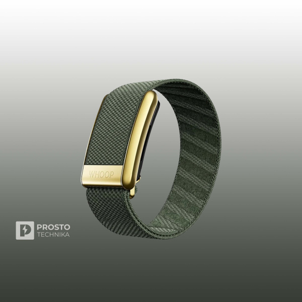 Whoop Superknit Luxe Accessory Wrist Band Ultra Soft And Comfort - плющ и золото (Ivy & Gold)